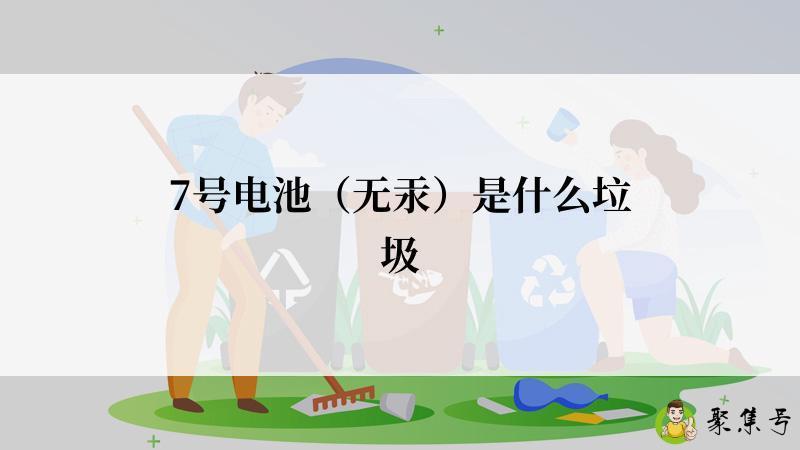 7号电池（无汞）是什么垃圾