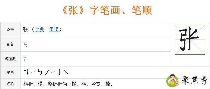 张字多少笔画