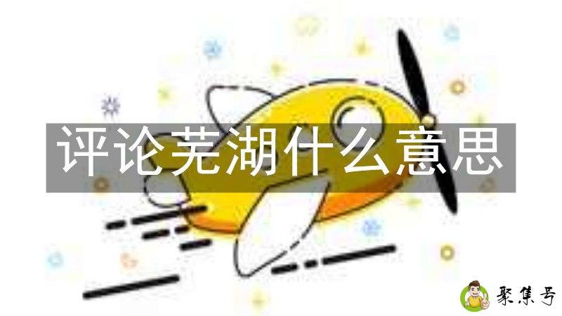 评论芜湖什么意思