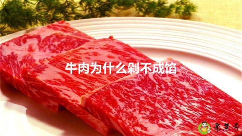牛肉为什么剁不成馅
