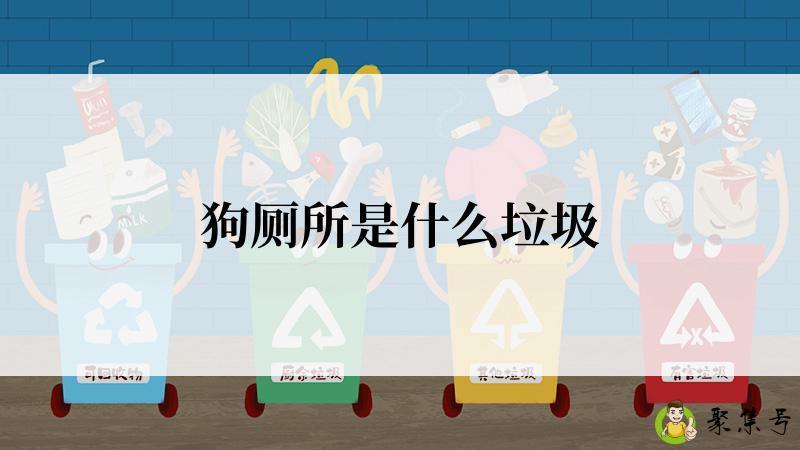 狗厕所是什么垃圾
