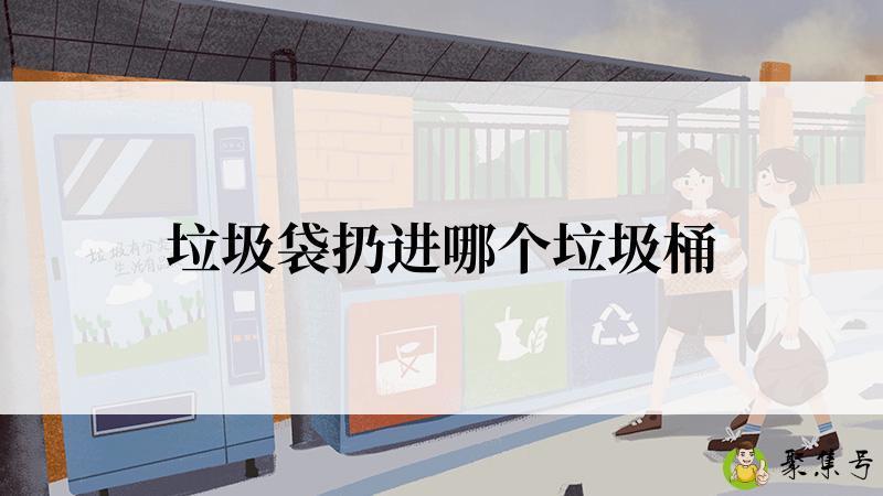 垃圾袋扔进哪个垃圾桶