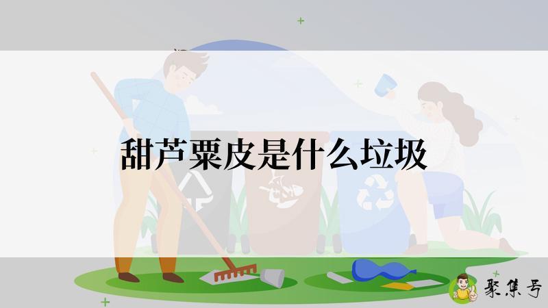 甜芦粟皮是什么垃圾