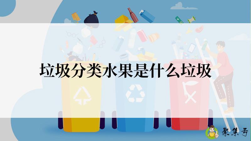 垃圾分类水果是什么垃圾