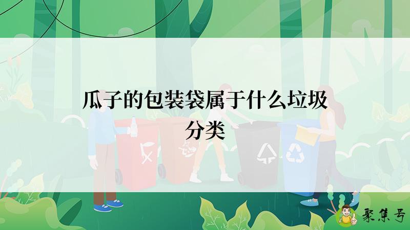 瓜子的包装袋属于什么垃圾分类