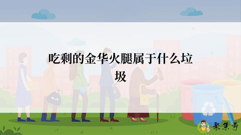 吃剩的金华火腿属于什么垃圾