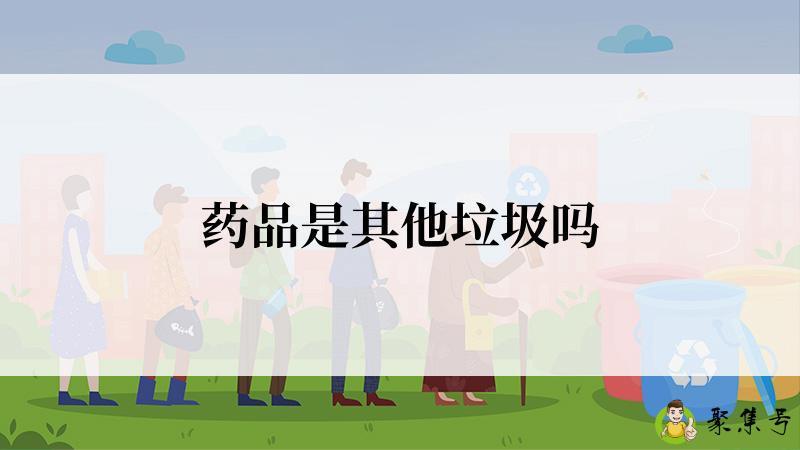 药品是其他垃圾吗