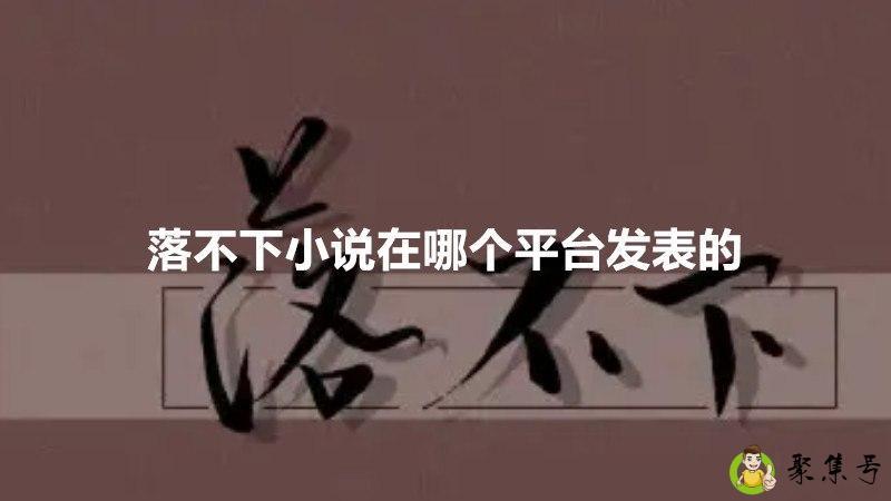 落不下小说在哪个平台发表的