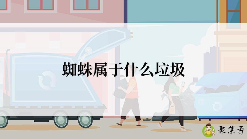 详细阅读:蜘蛛属于什么垃圾 蜘蛛属于什么垃圾