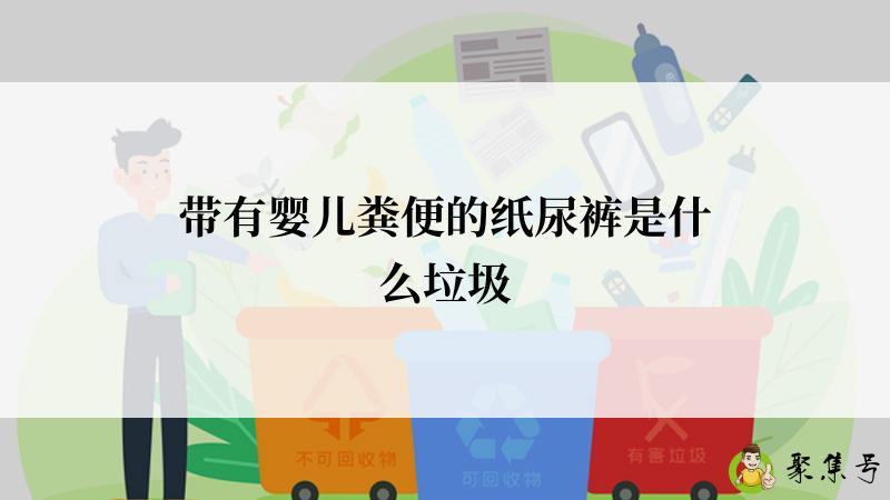 带有婴儿粪便的纸尿裤是什么垃圾