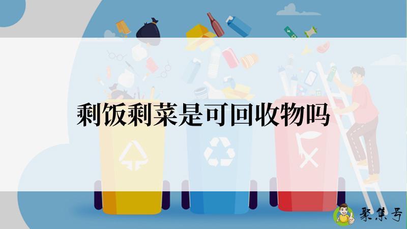 剩饭剩菜是可回收物吗