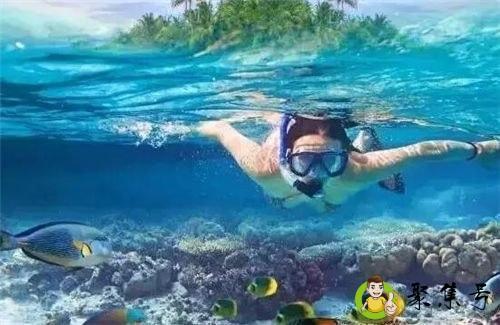 浮潜一般几米深