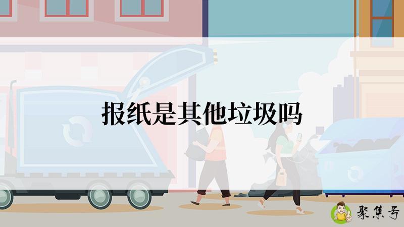 报纸是其他垃圾吗