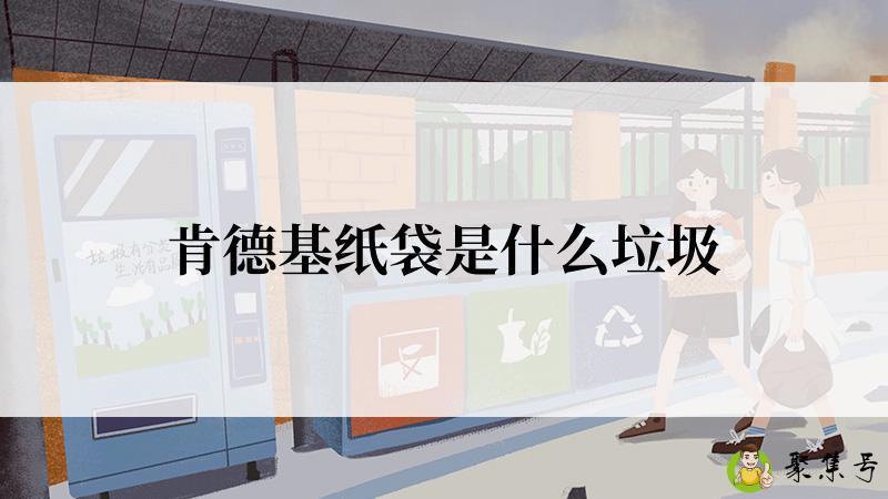 肯德基纸袋是什么垃圾