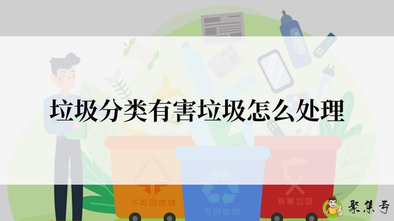 垃圾分类有害垃圾怎么处理
