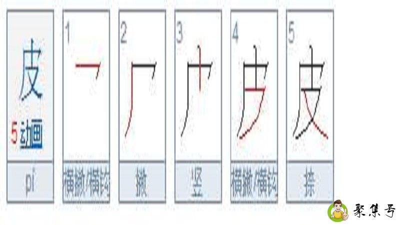 皮的部首是什么