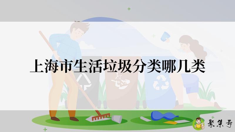 上海市生活垃圾分类哪几类