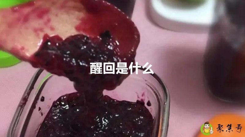 醒回是什么