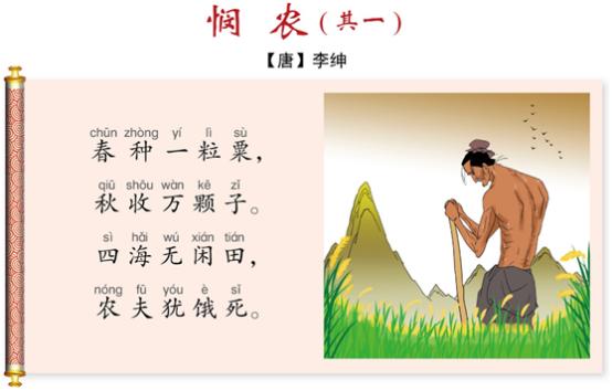 悯农其一的诗意，译文